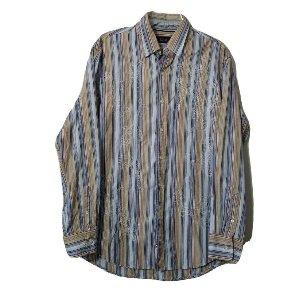 Tasso Elba Men's Button Down Shirt Sz M
